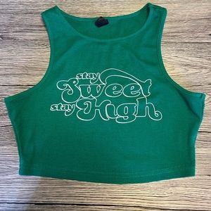 WILLING TO BUNDLE - SHEIN Halter Crop Tank Top, Size Medium